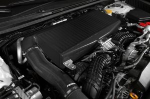 Subaru WRX Top Mount Intercooler - Perrin Performance - Black - `22-`25 Subaru WRX Top Mount Intercooler - Perrin Performance - Black - `22-`25